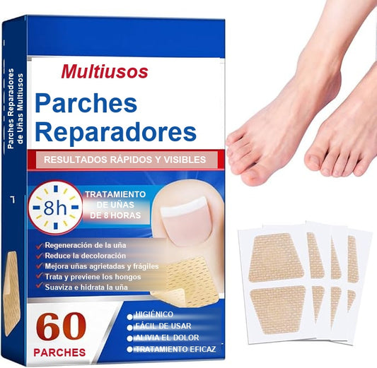 Parches Antihongos para Uñas — Tratamiento Nocturno 8H (60 uds)